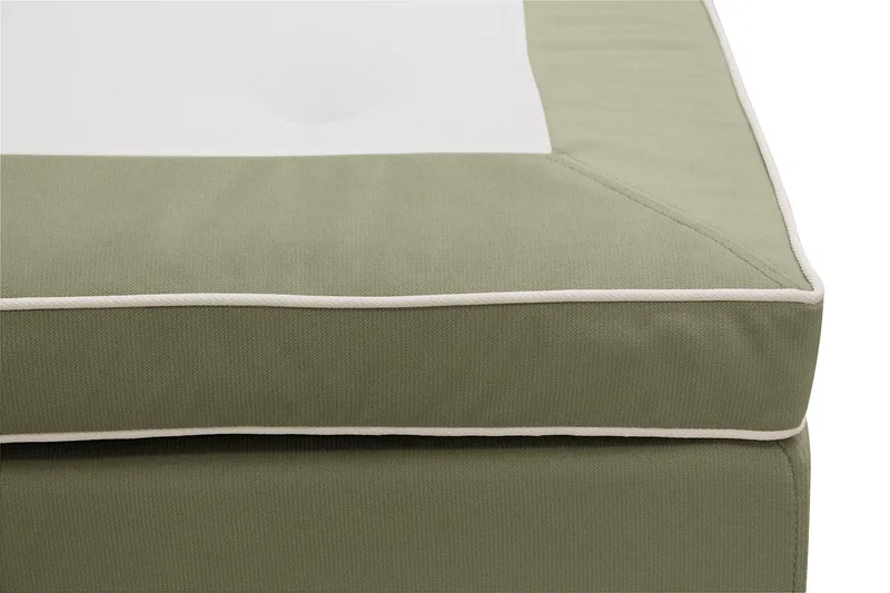 Hilton Lyx Sänkypaketti 180x200 cm Jenkkisänky napitetulla sängynpäädyllä samettia - Oliivinvihreä - Huonekalut - Sänky - Parisänky