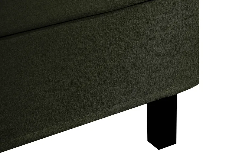 Hilton Sänkypaketti 160x200 cm Jenkkisänky ruutukuvioitu sängynpäädyllä - Vihreä - Huonekalut - Sänky - Jenkkisängyt