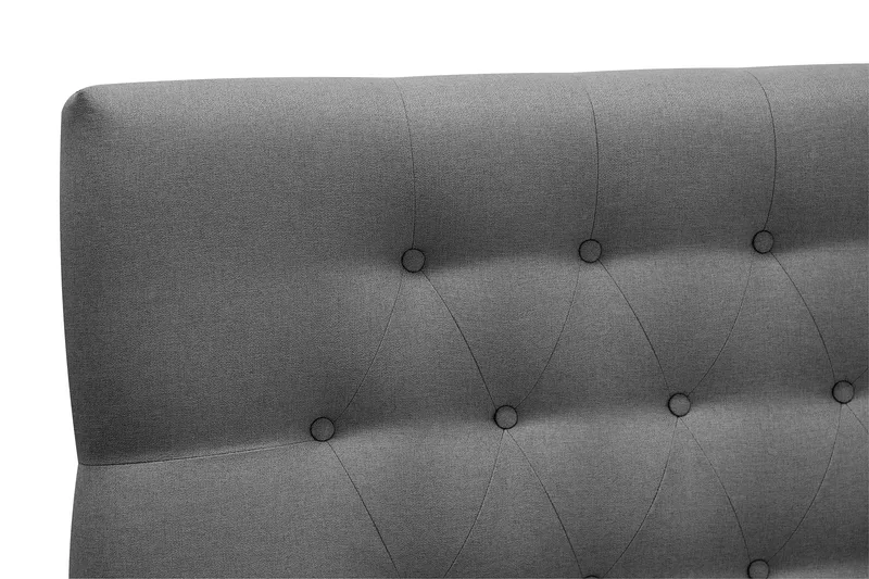 Hilton Sänkypaketti 160x200 cm Jenkkisänky timantti sängynpäädyllä - Harmaa - Huonekalut - Sänky - Jenkkisängyt