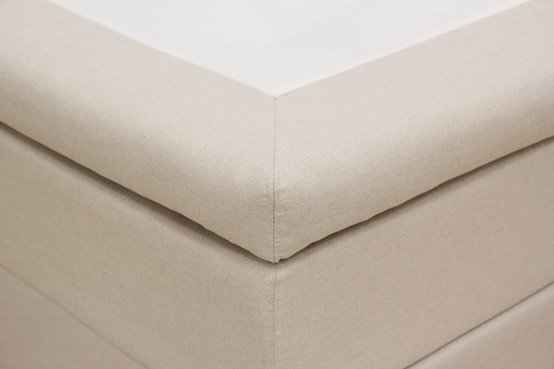Hilton Sänkypaketti 180x200 cm Jenkkisänky timantti sängynpäädyllä - Beige - Huonekalut - Sänky - Jenkkisängyt