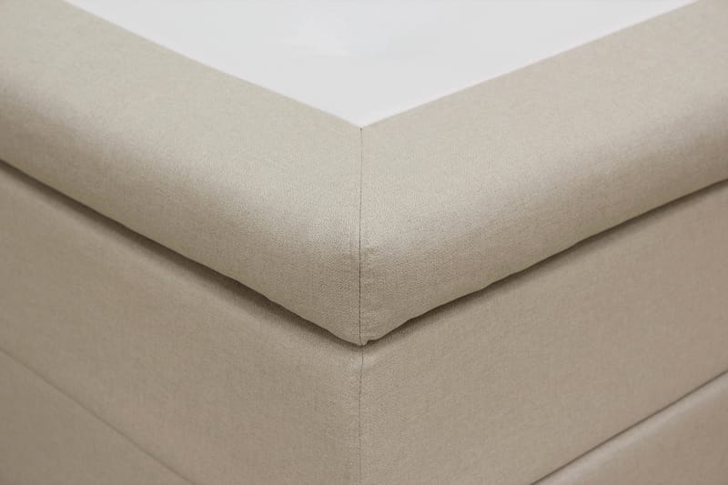 Hilton Sänkypaketti 180x200 cm Jenkkisänky timantti sängynpäädyllä - Beige - Huonekalut - Sänky - Jenkkisängyt