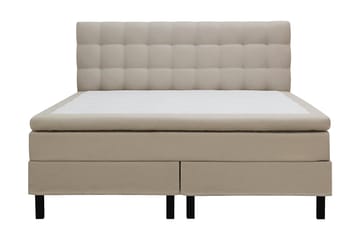 Hilton Täydellinen Sänkypaketti 160x200 cm Jenkkisänky ruutukuvioitu sängynpäädyllä