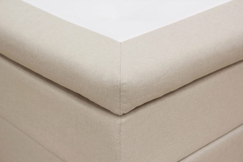 Hilton Täydellinen Sänkypaketti 180x200 cm Jenkkisänky timantti sängynpäädyllä - Beige - Huonekalut - Sänky - Jenkkisängyt