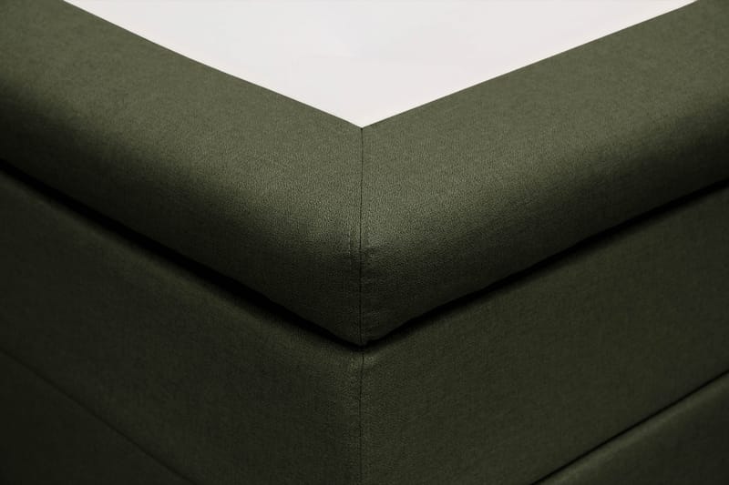 Hilton Täydellinen Sänkypaketti 180x200 cm Jenkkisänky timantti sängynpäädyllä - Vihreä - Huonekalut - Sänky - Jenkkisängyt