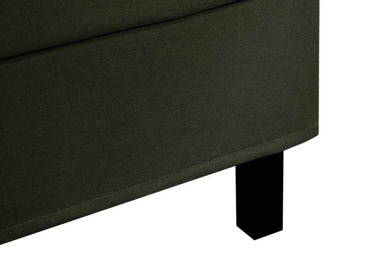 Hilton Täydellinen Sänkypaketti 180x200 cm Jenkkisänky timantti sängynpäädyllä - Vihreä - Huonekalut - Sänky - Jenkkisängyt