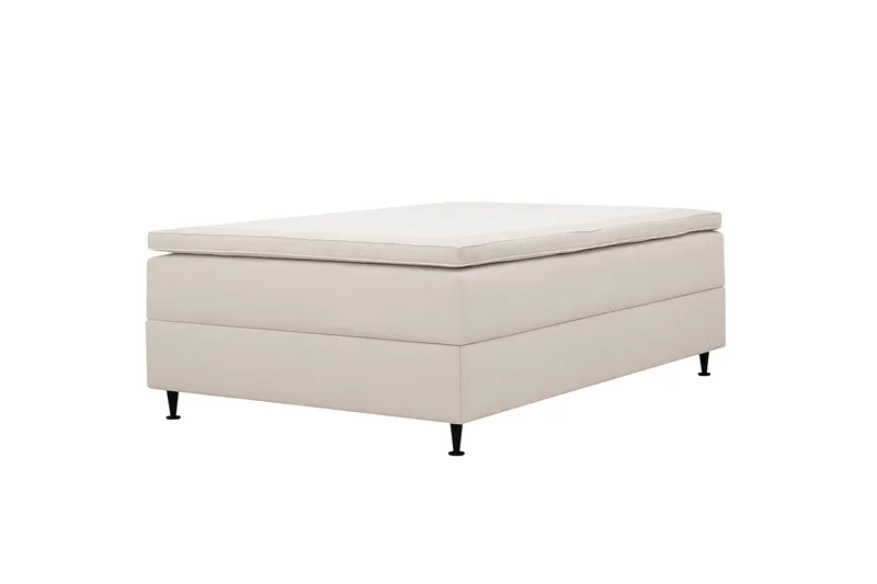 Hilton Plus Jenkkisänky säilytystilalla 140x200 cm - Vaalea beige - Huonekalut - Sänky - Sängyt säilytystilalla