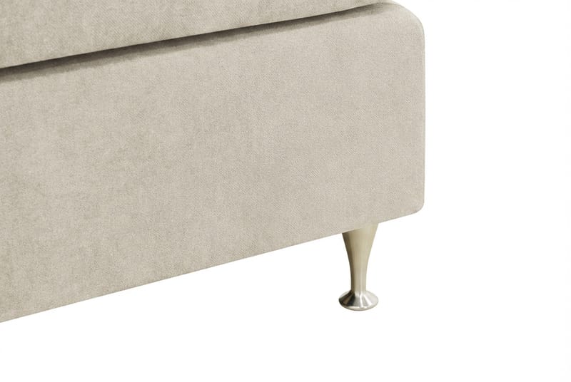 Hilton Premium -kontinentaalisänky 160x200 cm - Beige kangas - Huonekalut - Sänky - Parisänky