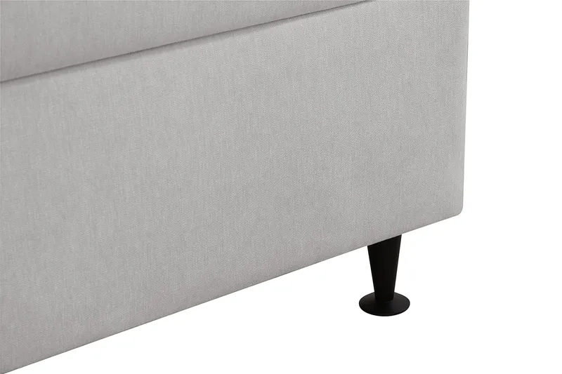 Hilton Plus Täydellinen sänkypaketti säilytystilalla 90x200 cm - Harmaa - Huonekalut - Sänky - Sängyt säilytystilalla