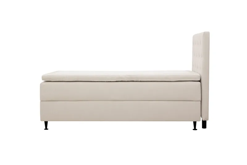 Hilton Plus Täydellinen sänkypaketti säilytystilalla 90x200 cm - Vaalea beige - Huonekalut - Sänky - Parisänky