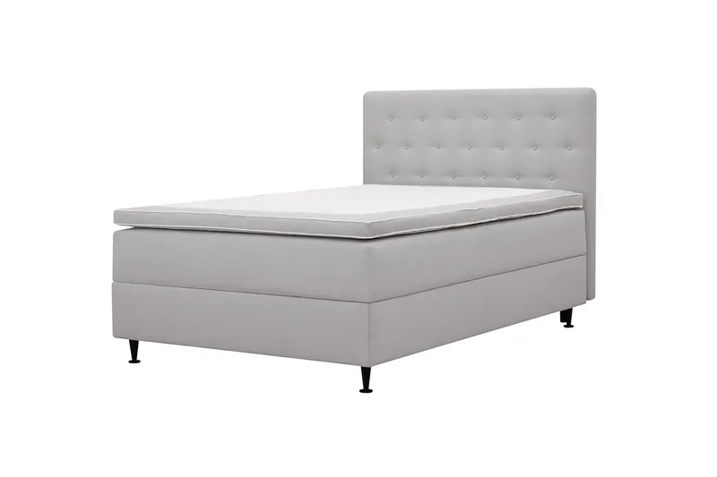 Hilton Plus Täydellinen sänkypaketti säilytystilalla 140x200 cm - Harmaa - Huonekalut - Sänky - Sängyt säilytystilalla