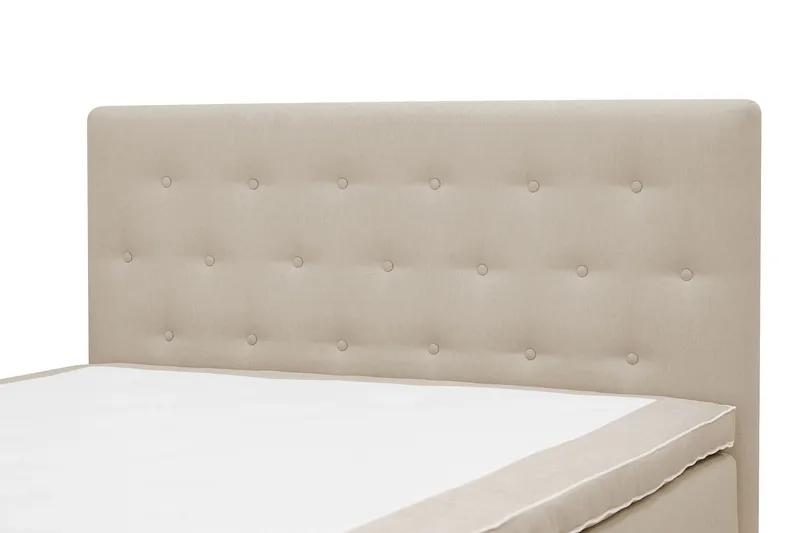 Hilton Plus Täydellinen sänkypaketti säilytystilalla 140x200 cm - Beige - Huonekalut - Sänky - Yhden hengen sängyt