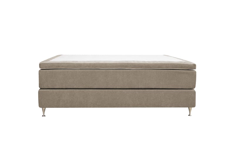 Hilton Premium runkopatjasänky 160x200 cm - Vaaleanruskea kangas - Huonekalut - Sänky - Parisänky