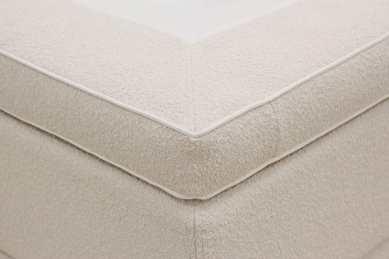 Hilton Premium Täydellinen Sänkypaketti 180x200 cm Kontinenttisänky sängynpäädyllä - Beige Bouclé - Huonekalut - Sänky - Jenkkisängyt