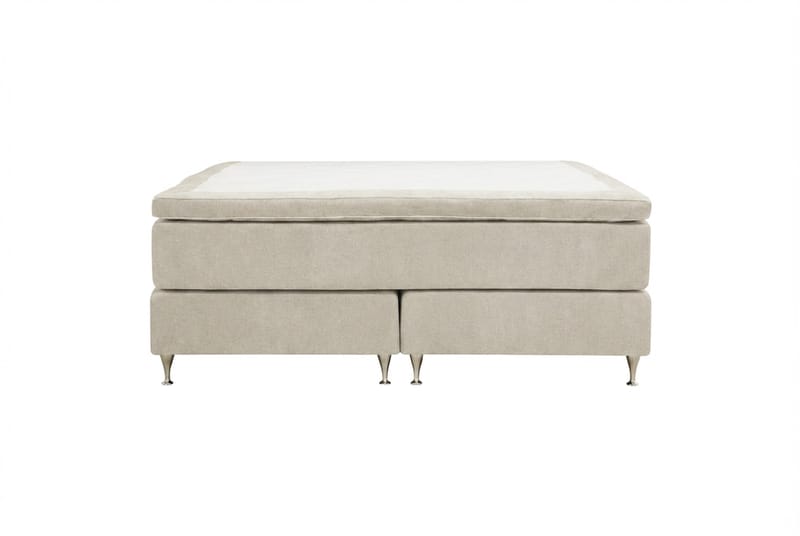 Hilton Premium -kontinentaalisänky 160x200 cm - Beige kangas - Huonekalut - Sänky - Parisänky