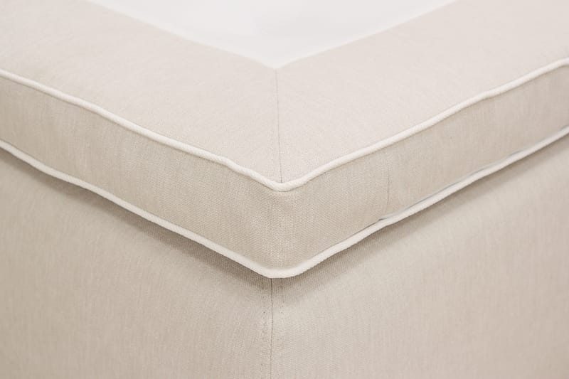 Hilton Plus Jenkkisänky säilytystilalla 120x200 cm - Vaalea beige - Huonekalut - Sänky - Sängyt säilytystilalla