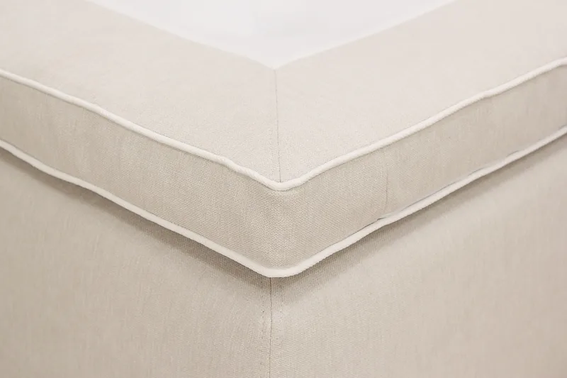 Hilton Plus Täydellinen sänkypaketti säilytystilalla 90x200 cm - Vaalea beige - Huonekalut - Sänky - Sängyt säilytystilalla