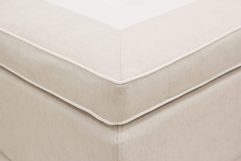 Hilton Premium Jenkkisänky 180x200 cm - Vaaleanbeige Kangas - Huonekalut - Sänky - Jenkkisängyt