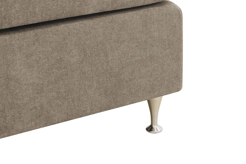 Hilton Premium runkopatjasänky 160x200 cm - Vaaleanruskea kangas - Huonekalut - Sänky - Parisänky