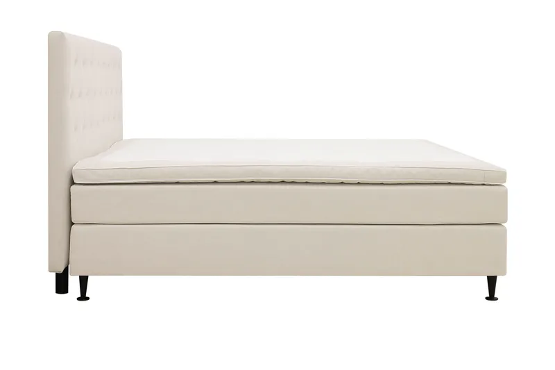 Hilton Plus Sänkypaketti 160x200 cm - Vaalea beige - Huonekalut - Sänky - Jenkkisängyt