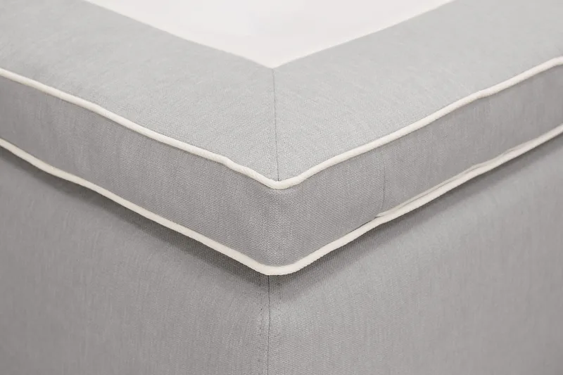 Hilton Plus Jenkkisänky säilytystilalla 160x200 cm - Harmaa - Huonekalut - Sänky - Sängyt säilytystilalla