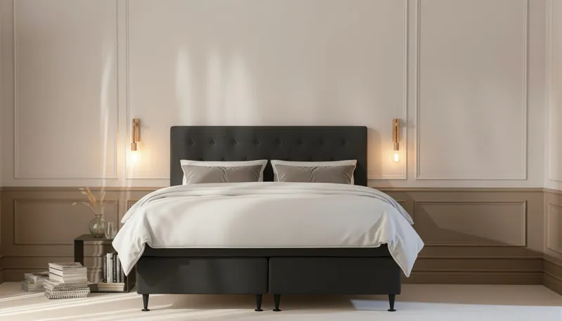 Hilton Plus Sänkypaketti 180x200 cm - Antrasiitti - Huonekalut - Sänky - Jenkkisängyt