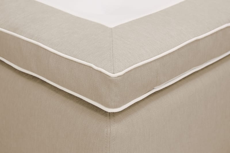 Hilton Plus Täydellinen sänkypaketti säilytystilalla 90x200 cm - Beige - Huonekalut - Sänky - Jenkkisängyt