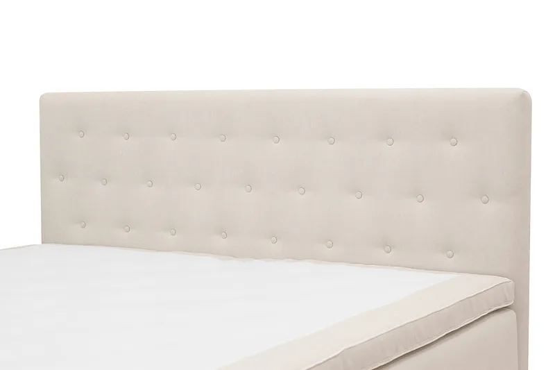 Hilton Plus Täydellinen sänkypaketti säilytystilalla 160x200 cm - Vaalea beige - Huonekalut - Sänky - Jenkkisängyt
