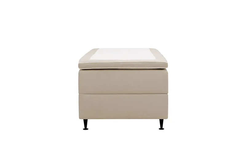 Hilton Plus Jenkkisänky säilytystilalla 90x200 cm, Beige