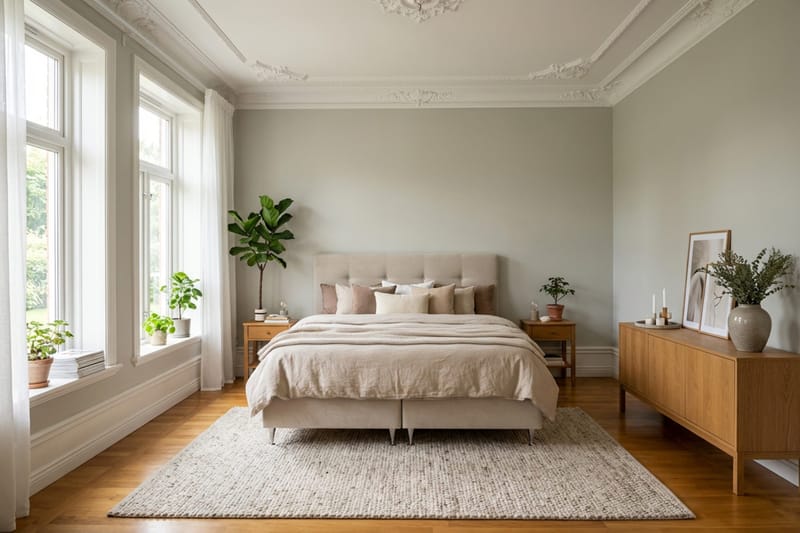 Hilton Premium -jenkkisänky 160x200 cm - Beige kangas - Huonekalut - Sänky - Parisänky