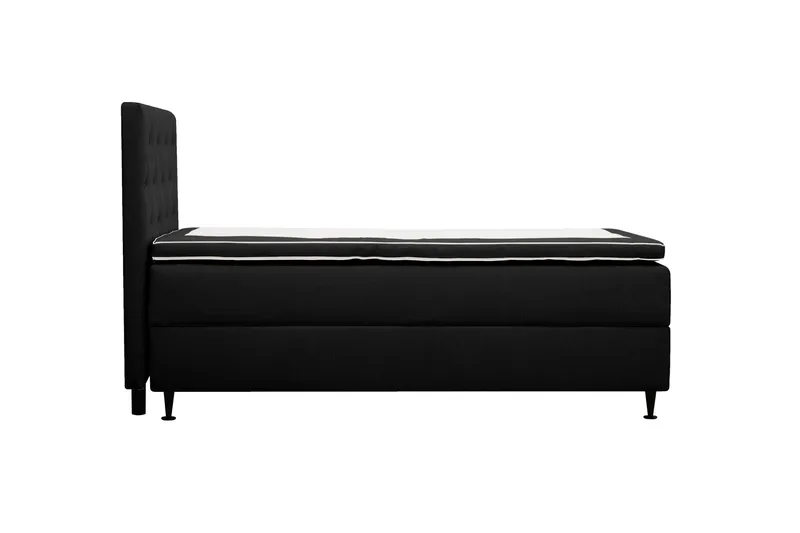 Hilton Plus Täydellinen sänkypaketti säilytystilalla 90x200 cm - Antrasiitti - Huonekalut - Sänky - Yhden hengen sängyt