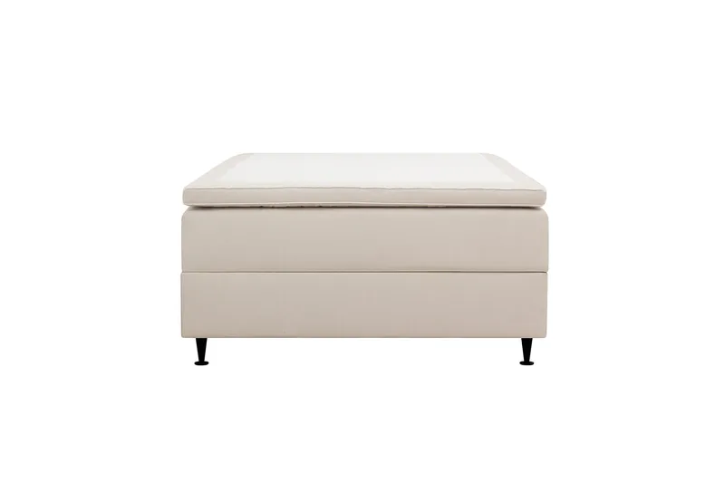 Hilton Plus Jenkkisänky säilytystilalla 140x200 cm - Vaalea beige - Huonekalut - Sänky - Sängyt säilytystilalla