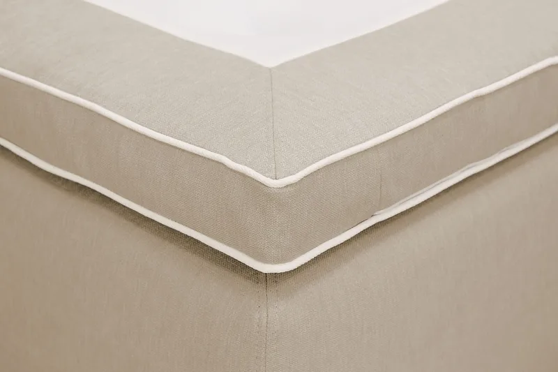 Hilton Plus Jenkkisänky säilytystilalla 140x200 cm - Beige - Huonekalut - Sänky - Yhden hengen sängyt