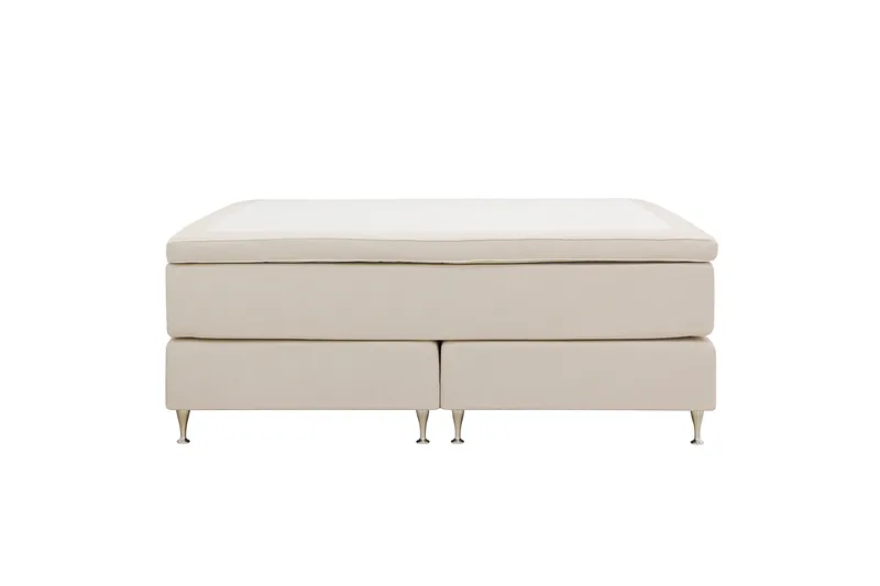 Hilton Premium Jenkkisänky 180x200 cm, Vaaleanbeige Kangas