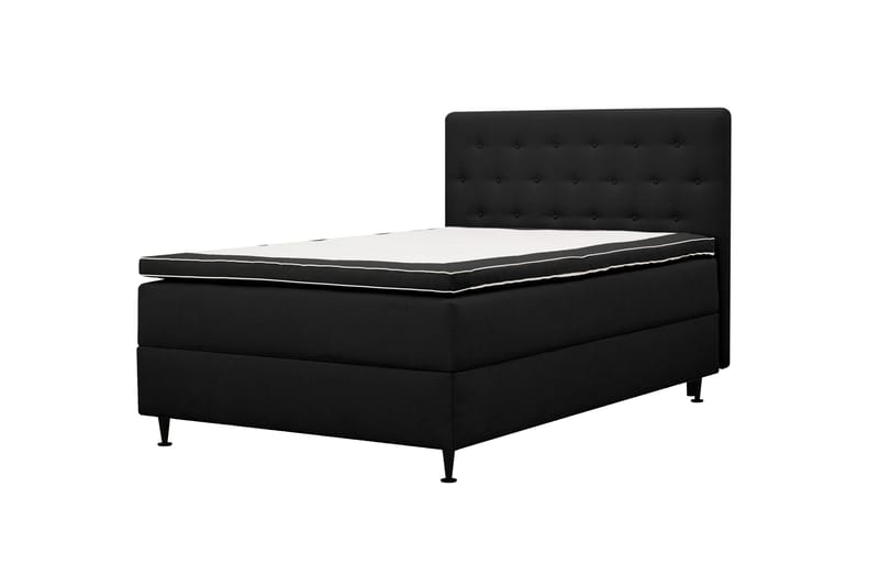 Hilton Plus Täydellinen sänkypaketti säilytystilalla 120x200 cm - Antrasiitti - Huonekalut - Sänky - Yhden hengen sängyt