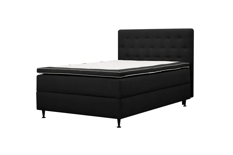 Hilton Plus Täydellinen sänkypaketti säilytystilalla 120x200 cm - Antrasiitti - Huonekalut - Sänky - Yhden hengen sängyt