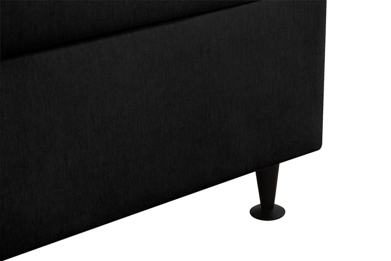 Hilton Plus Täydellinen sänkypaketti säilytystilalla 90x200 cm - Antrasiitti - Huonekalut - Sänky - Yhden hengen sängyt