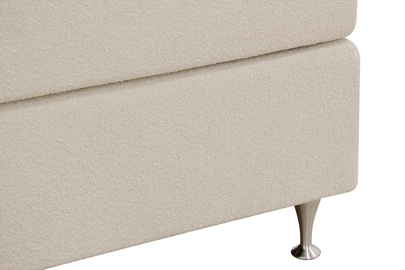Hilton Premium Täydellinen Sänkypaketti 180x200 cm - Beige Bouclé - Huonekalut - Sänky - Jenkkisängyt