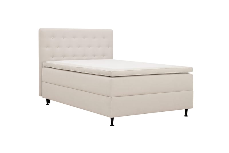 Hilton Plus Täydellinen sänkypaketti säilytystilalla 140x200 cm - Vaalea beige - Huonekalut - Sänky - Jenkkisängyt