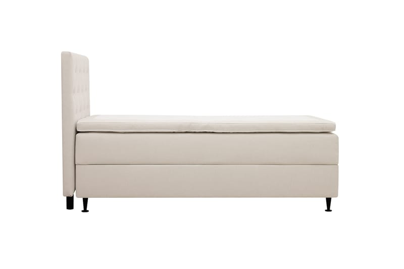 Hilton Plus Täydellinen sänkypaketti säilytystilalla 90x200 cm - Vaalea beige - Huonekalut - Sänky - Jenkkisängyt