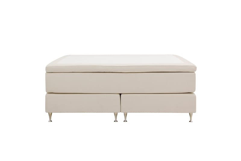 Hilton Premium Jenkkisänky 160x200 cm - Vaaleanbeige Kangas - Huonekalut - Sänky - Jenkkisängyt