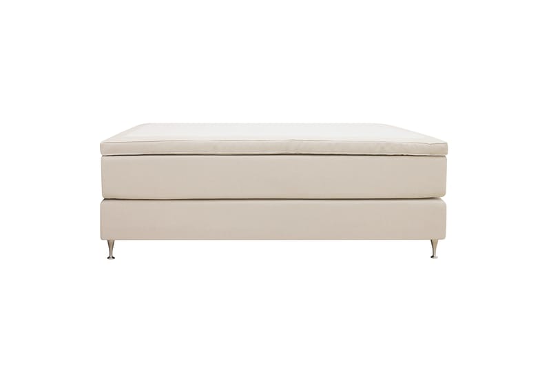 Hilton Premium Jenkkisänky 160x200 cm - Vaaleanbeige Kangas - Huonekalut - Sänky - Jenkkisängyt