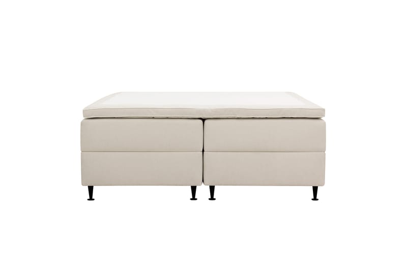 Hilton Plus Jenkkisänky säilytystilalla 160x200 cm - Vaalea beige - Huonekalut - Sänky - Jenkkisängyt