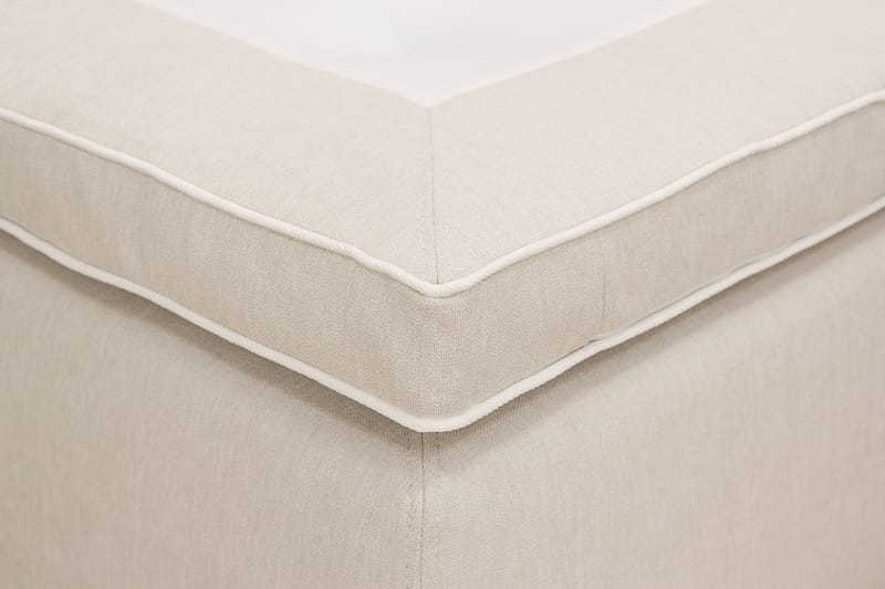 Hilton Plus Jenkkisänky säilytystilalla 160x200 cm - Vaalea beige - Huonekalut - Sänky - Jenkkisängyt