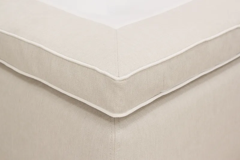 Hilton Plus Jenkkisänky säilytystilalla 140x200 cm - Vaalea beige - Huonekalut - Sänky - Jenkkisängyt