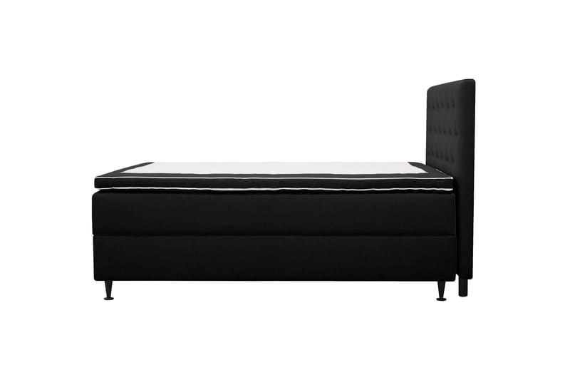 Hilton Plus Täydellinen sänkypaketti säilytystilalla 120x200 cm - Antrasiitti - Huonekalut - Sänky - Yhden hengen sängyt