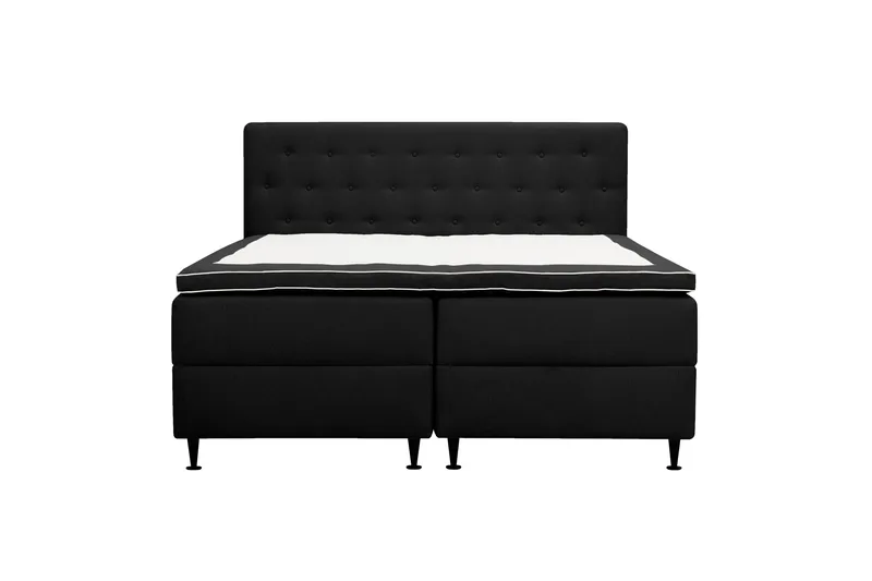 Hilton Plus Täydellinen sänkypaketti säilytystilalla 160x200 cm - Antrasiitti - Huonekalut - Sänky - Yhden hengen sängyt