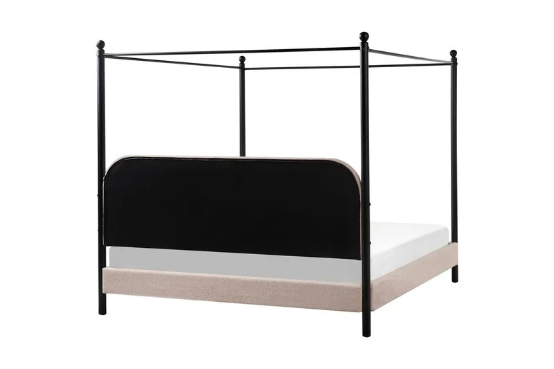 Himmelssäng Beige, Black 180x200 - Huonekalut - Sänky - Katossängyt