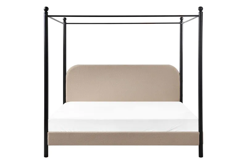 Himmelssäng Beige, Black 180x200 - Huonekalut - Sänky - Katossängyt