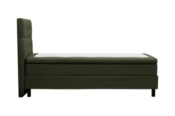 HVILA Classic -sänkypaketti 90x200 cm, jenkkisänky timanttikuvioisella sängynpäädyllä - Vihreä - Huonekalut - Sänky - Jenkkisängyt
