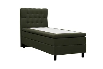 HVILA Classic -sänkypaketti 90x200 cm, jenkkisänky timanttikuvioisella sängynpäädyllä - Vihreä - Huonekalut - Sänky - Jenkkisängyt